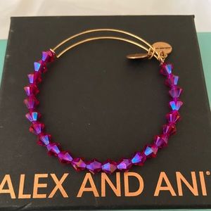 Alex and ani purple bracelet limited edition